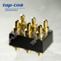 Double Row SMT 6-Pin Spring Loaded Pogo Pin Contact Connectors